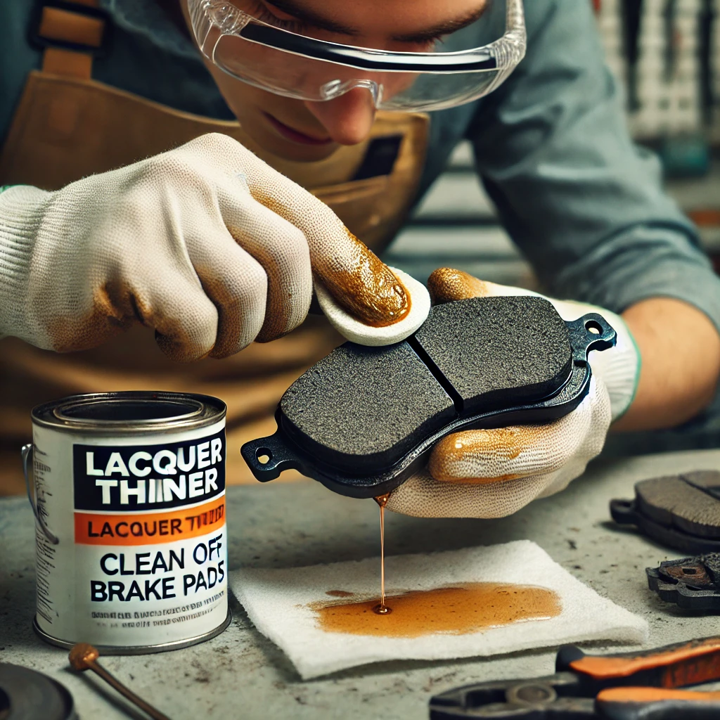 How to Clean Oil Off Brake Pads with Lacquer Thinner